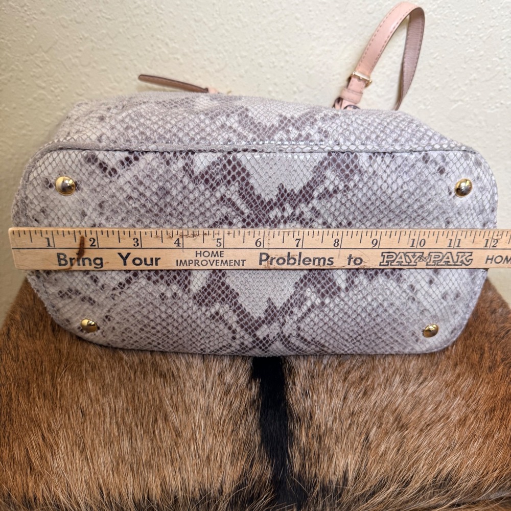 Michael Kors Python Leather Jet Set Tote Hobo Sho… - image 5